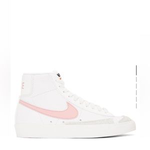 White and Pink Nike Blazer ‘77 Sneaker